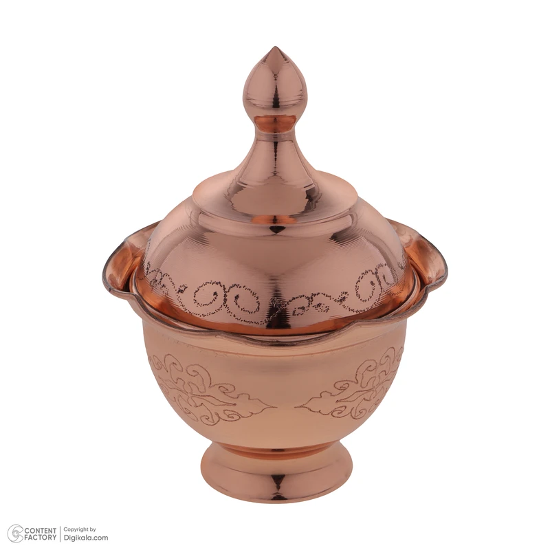 عکس شماره 2 : قندان مسی مس زنجان مدل 002