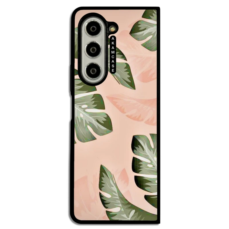 کاور آکام مدل AMC-WSGZFOLD5-LEAVES-27 مناسب برای گوشی موبایل سامسونگ Galaxy Z Fold 5