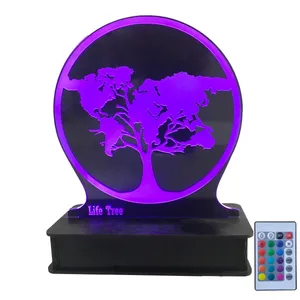 آباژور رومیزی مدل درخت جهانی