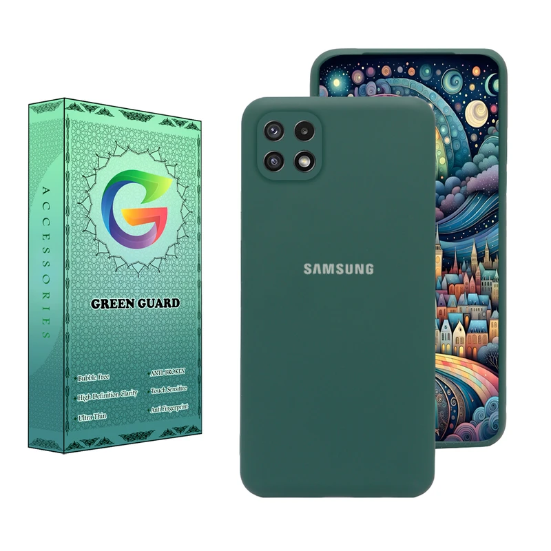 کاور گرین گارد مدل KiLo طرح سیلیکونی مناسب برای گوشی موبایل سامسونگ Galaxy A22 5G