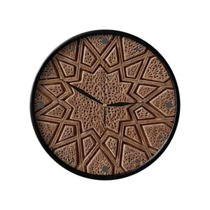 ساعت دیواری مدوپد طرح چوبینه مدل mod00435