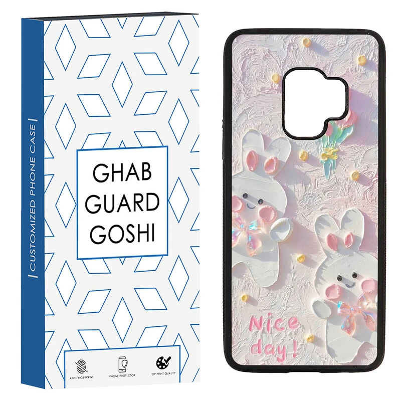 کاور قاب گارد گوشی طرح گل کد TPU-214 مناسب برای گوشی موبایل سامسونگ Galaxy S9