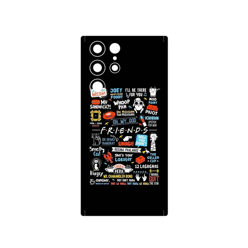 برچسب پوششی ماهوت مدل Friends 2 مناسب برای گوشی موبایل سامسونگ Galaxy S22 Ultra 5G