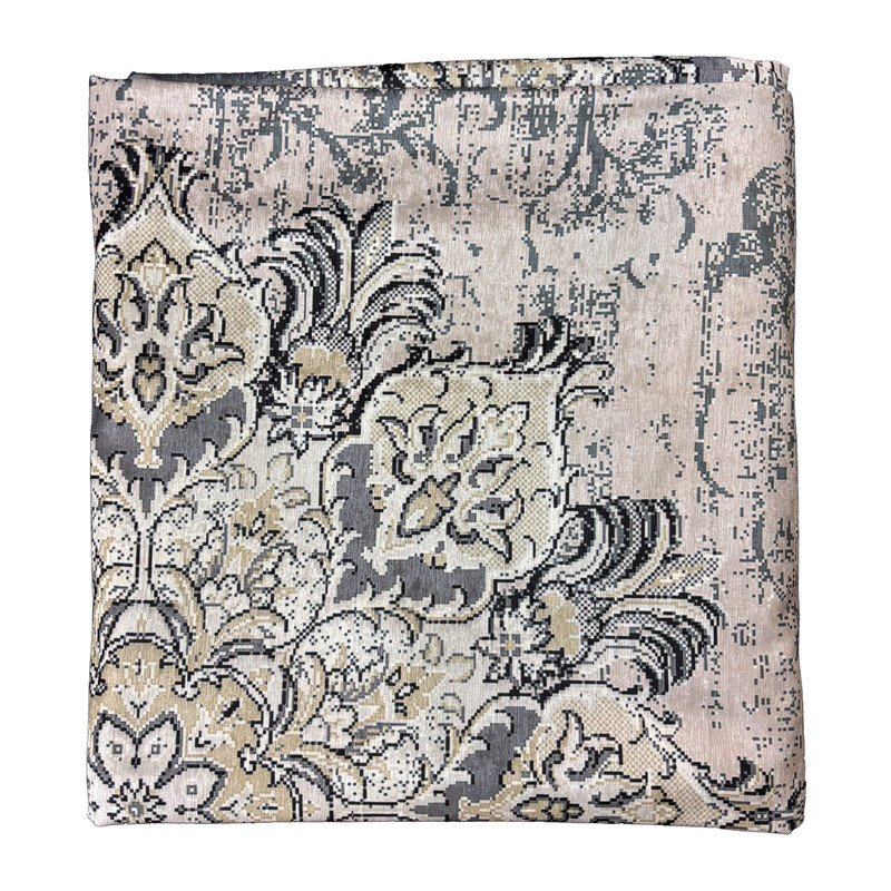 روفرشی مدل کشدار طرح وینتیج کد 646 زمینه چند رنگ