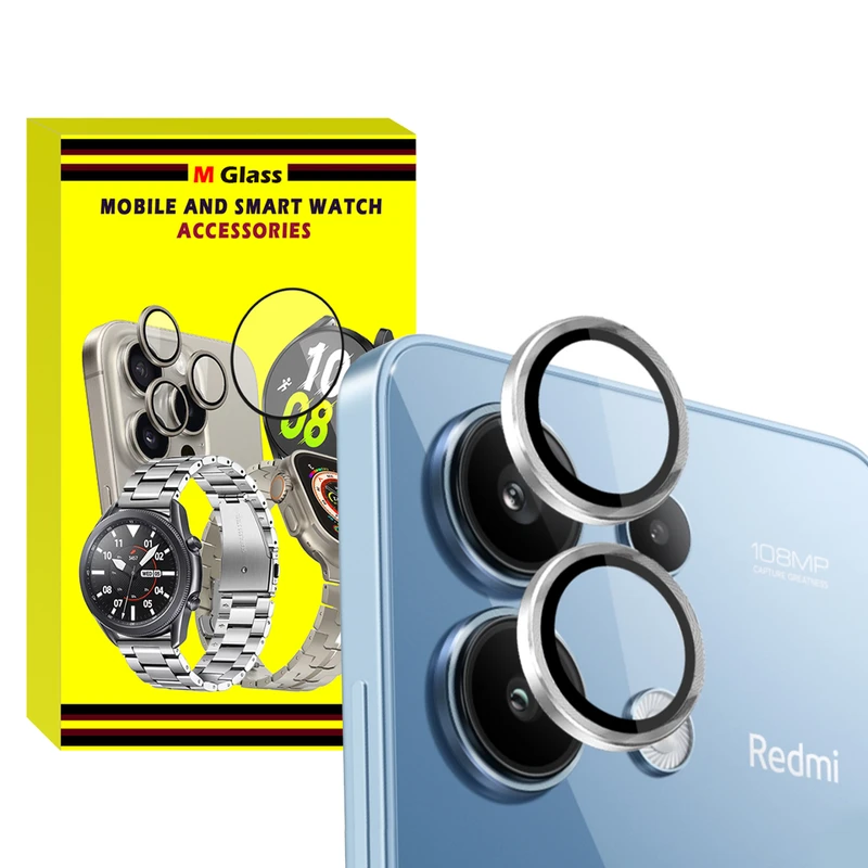 محافظ لنز دوربین رینگی ام‌گلس مدل Ring Protector مناسب برای گوشی موبایل شیائومی Redmi Note 13 4G