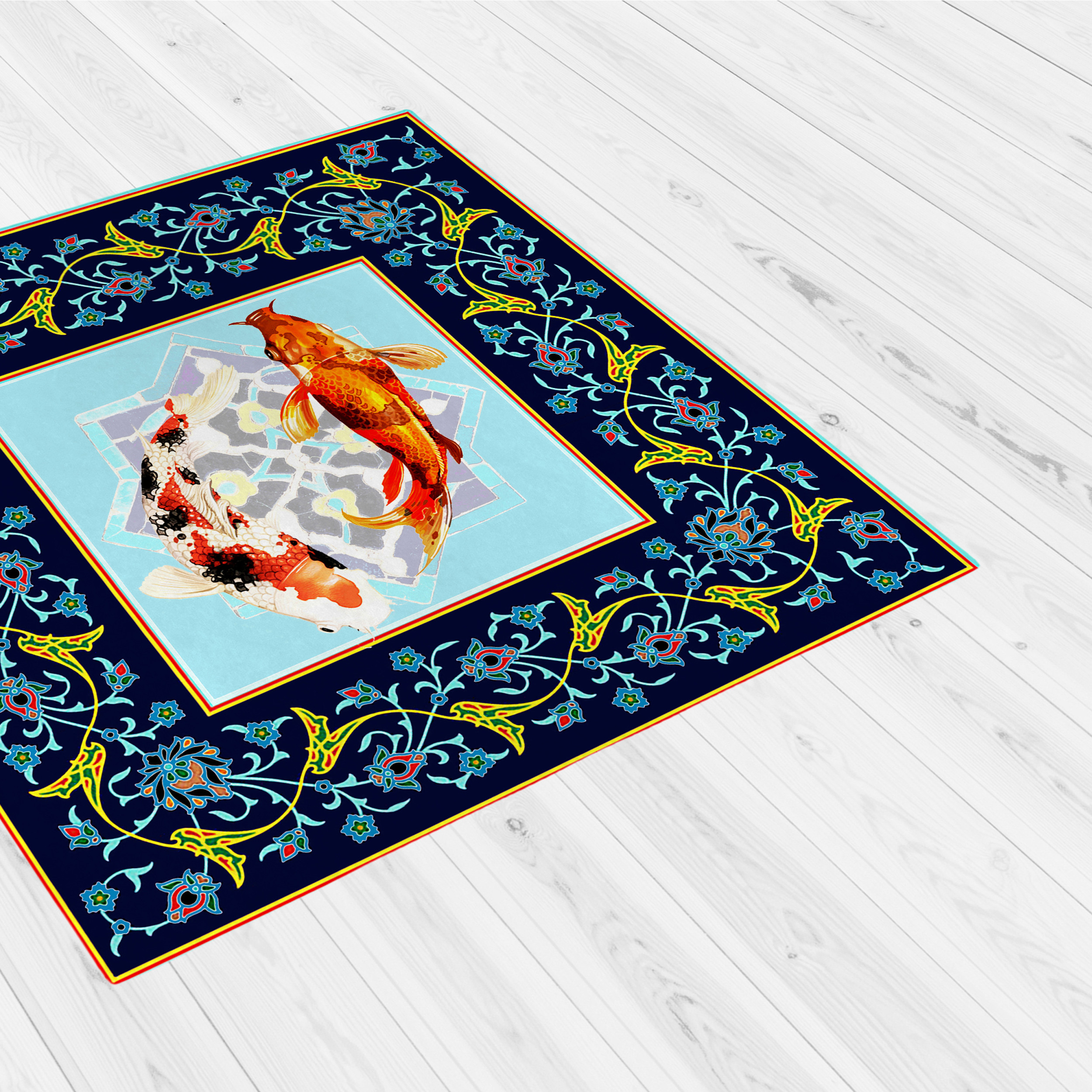 رومیزی طرح ماهی نوروز کد 9298