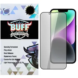 Buff 5D Privacy-G Glass Screen Protector For Apple iPhone 16e/14/13 Pro/13