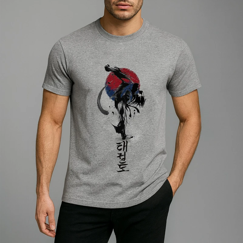 تی شرت آستین کوتاه مردانه مدل کاراته کار 1431