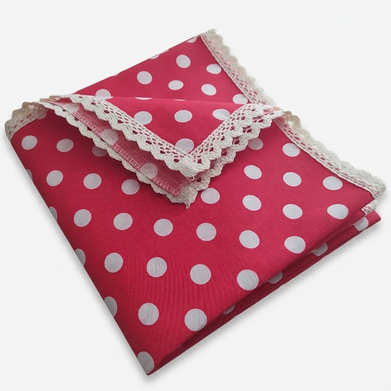 سفره 4 نفره نساجی دُر هنر یزد مدل توپی 2 cotton-ghr سایز 90×90 سانتی متر
