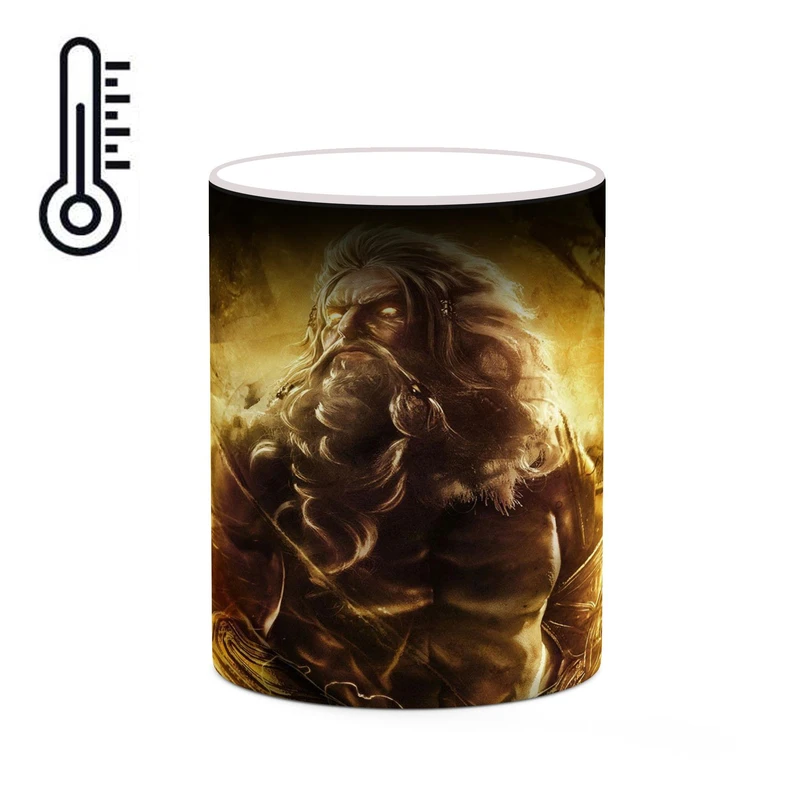 ماگ حرارتی کاکتی طرح گاد آف وار God Of War مدل mgh40417