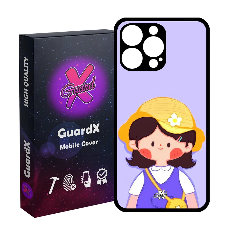 کاور گارد ایکس طرح دختر مدل Glass10651 مناسب برای گوشی موبایل اپل iPhone 14 Pro Max