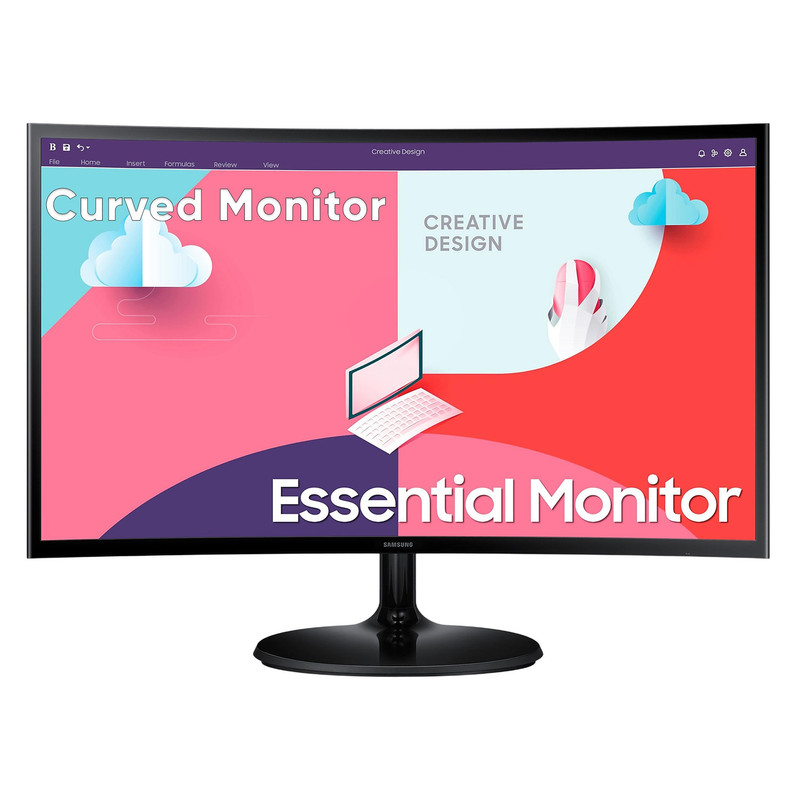 مانیتور خمیده 24 اینچ سامسونگ مدل Essential LS24C360EAMXUE