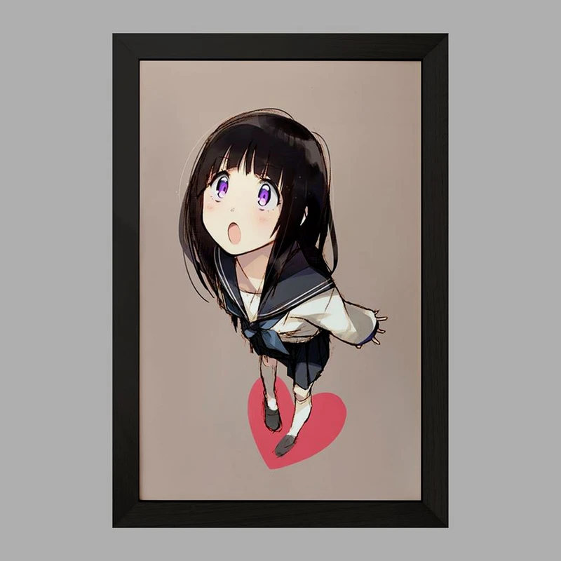 تابلو خندالو مدل چیتاندا انیمه هیوکا Hyouka  کد 17076