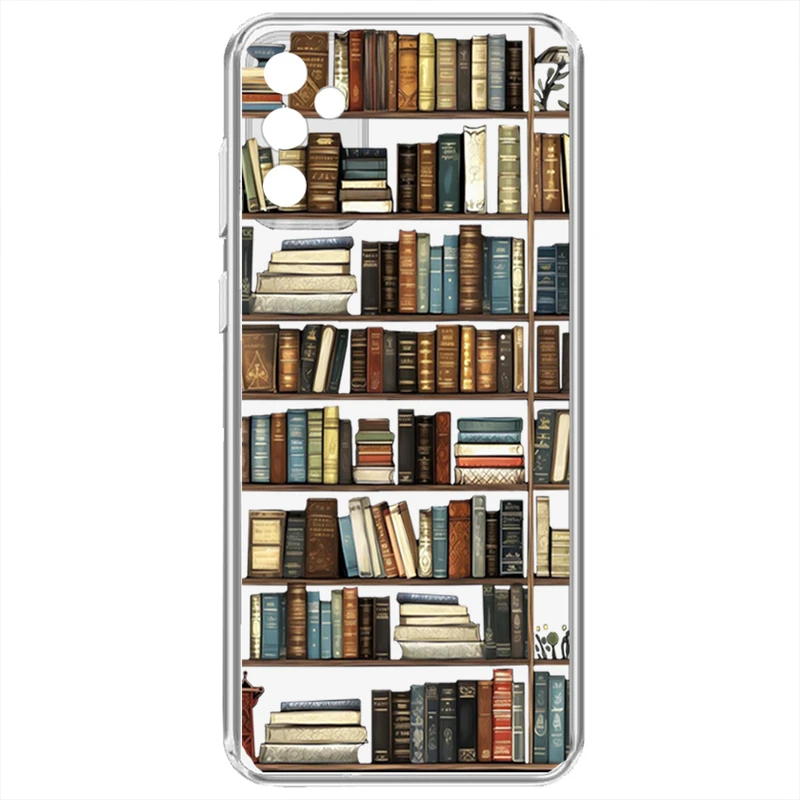 کاور طرح Library مناسب برای گوشی موبایل سامسونگ Galaxy A04s