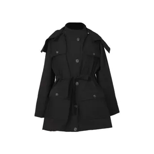 بارانی زنانه مدل کلاهدار آرسا یاسمین کد 32118