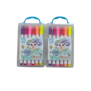 ماژیک رنگ آمیزی 12 رنگ مدل 0723 مجموعه 2 عددی