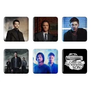 مگنت خندالو طرح سریال سوپرنچرال Supernatural کد 1545A مجموعه 6 عددی