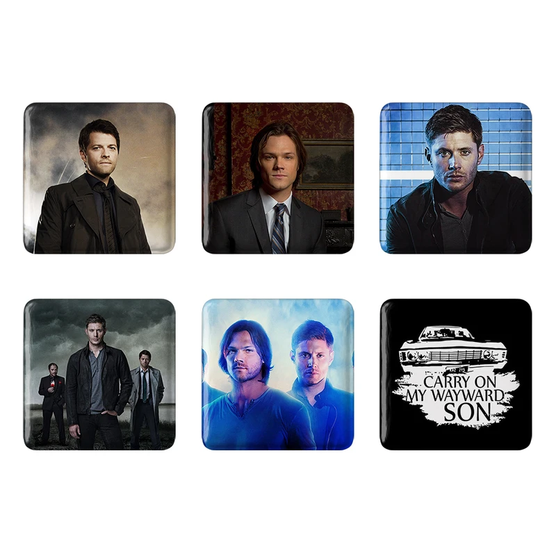 مگنت خندالو طرح سریال سوپرنچرال Supernatural کد 1545A مجموعه 6 عددی