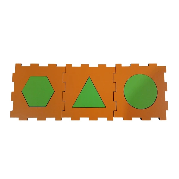 بازی آموزشی مدل شابلون چوبی اشکال هندسی