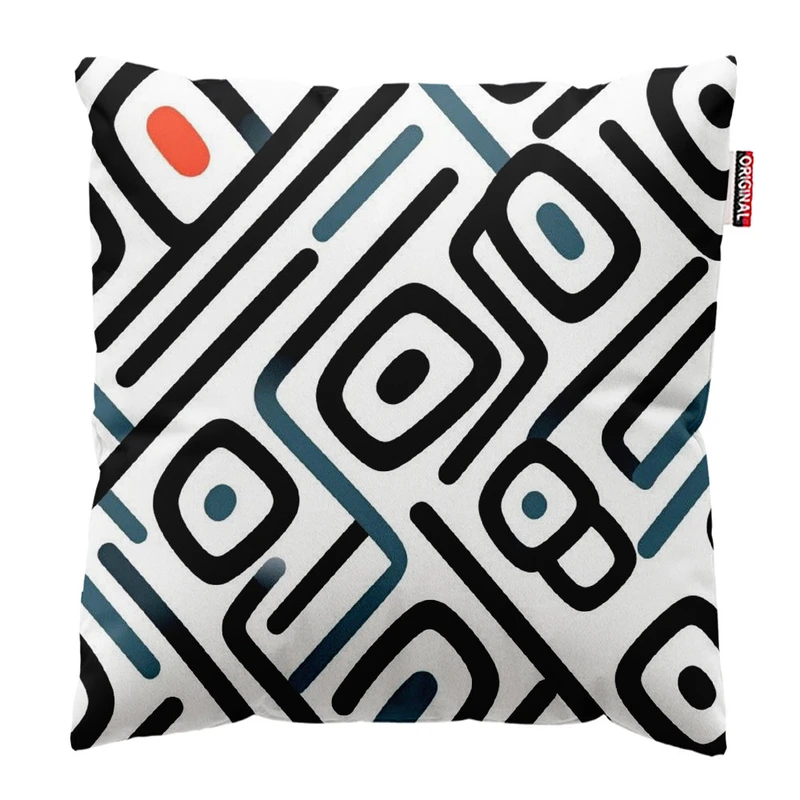  کوسن پاد آفرین طرح مینیمال کد 3392 سایز 30*30 سانتی متر