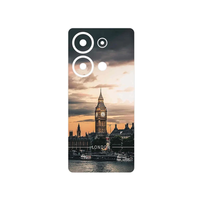 برچسب پوششی ماهوت مدل London_City مناسب برای گوشی موبایل شیائومی Redmi Note 13 Pro 4G