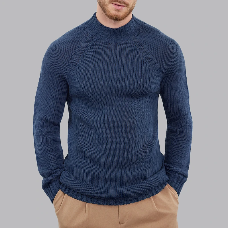 پلیور یقه ایستاده مردانه ترندیول مدل 811464549