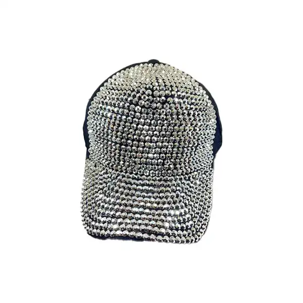 کلاه کپ زنانه مدل تمام نگین کد 65899