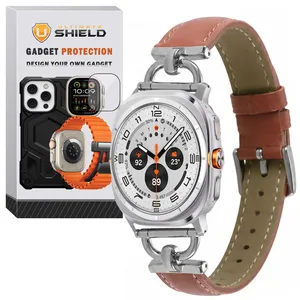 Ultimate Shield ThinD Leather NV7 Band for Samsung Galaxy Watch 7 Ultra 47mm