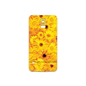 MAHOOT Yellow-Flower Cover Sticker for Samsung Galaxy S5