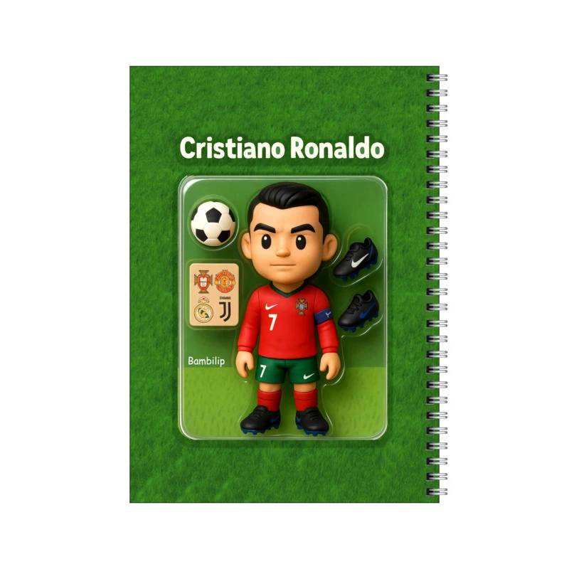 دفتر مشق 50 برگ بامبیلیپ طرح کیمدی رونالو کد 1915912