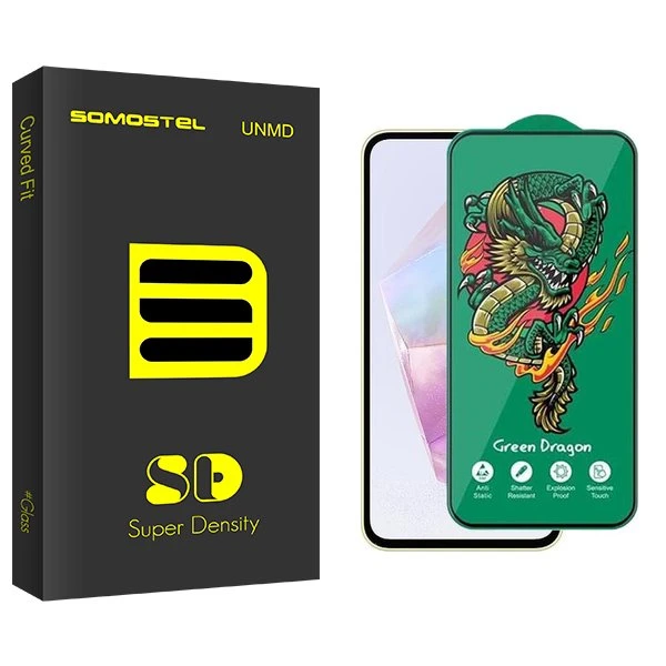 محافظ صفحه نمایش سوماستل مدل SD Green_Dragon مناسب برای گوشی موبایل سامسونگ Galaxy A35