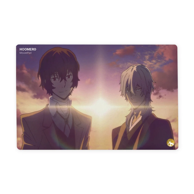 ماوس پد هومرو مدل ML065-SIZE2437 طرح انیمه سگ‌های ولگرد بانگو