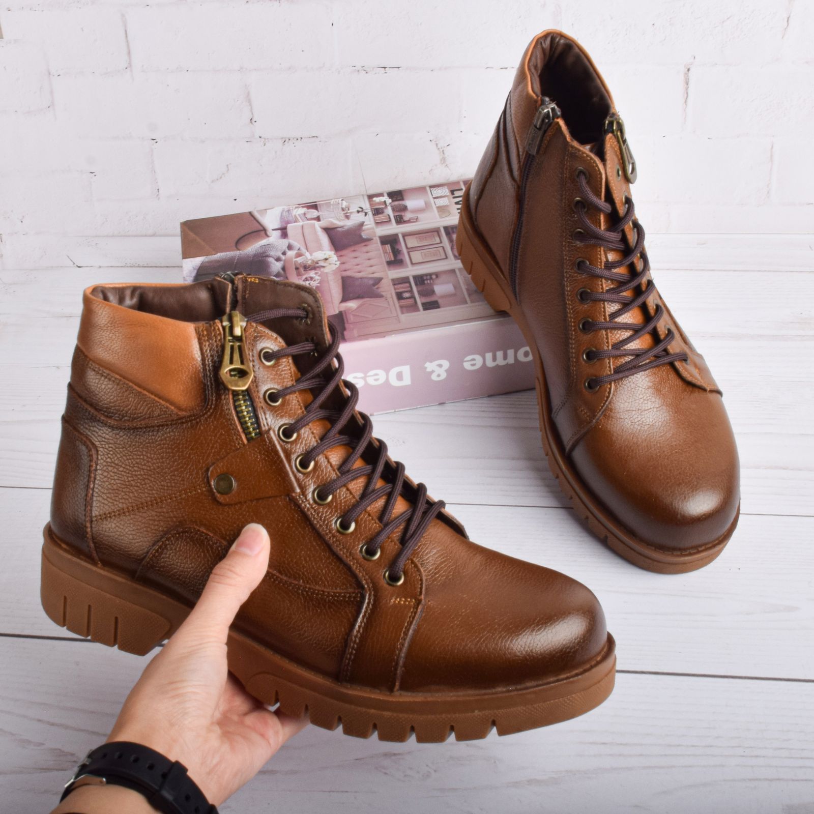 نیم بوت مردانه مدل بلنزا کد BR.1224 -  - 13