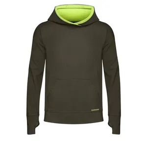 هودی مردانه مدل HZS01 رنگ سبز تیره