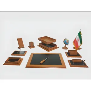 ست لوازم اداری رومیزی مدل MN-9 مجموعه 11 عددی