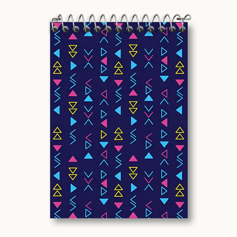 دفتر یادداشت 50 برگ خندالو طرح پترن فانتزی کد N4854