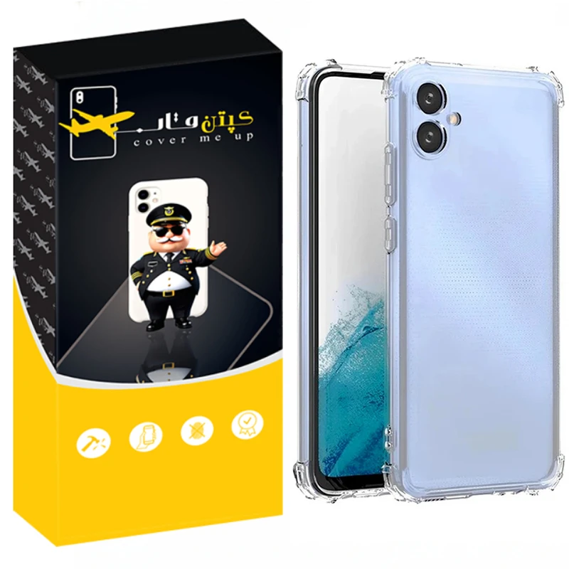 کاور کپتن قاب مدل Crystal مناسب برای گوشی موبایل سامسونگ Galaxy A07