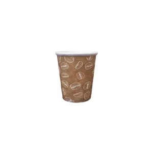 لیوان یکبار مصرف کاغذی مدل شات قهوه 60cc کد M12 بسته 100 عددی