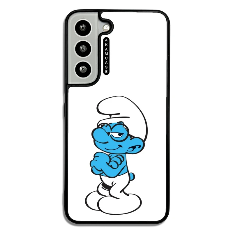 کاور آکام مدل AMC-WSGS22-SMURFS-26 مناسب برای گوشی موبایل سامسونگ Galaxy S22