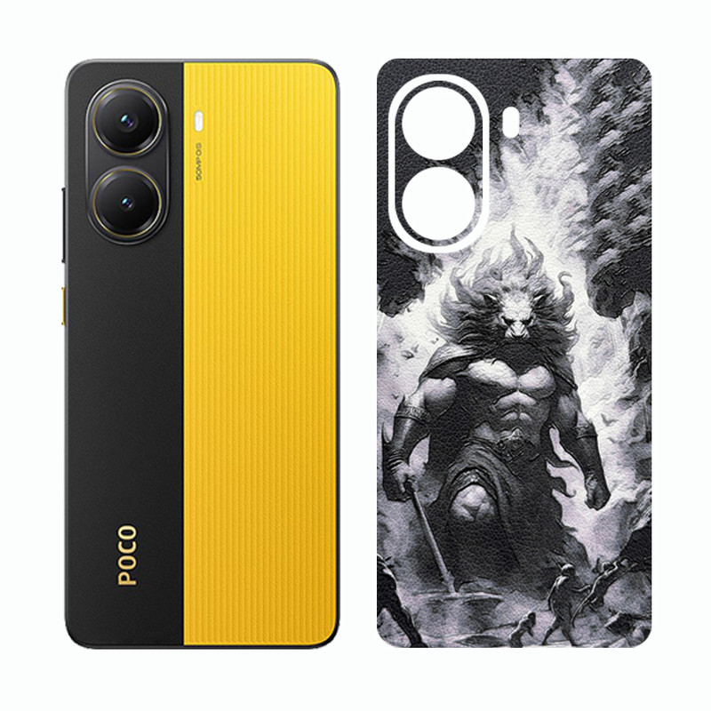  برچسب پوششی ریمکس مدل Cover طرح شیر مناسب برای گوشی موبایل شیائومی Poco X7 Pro 