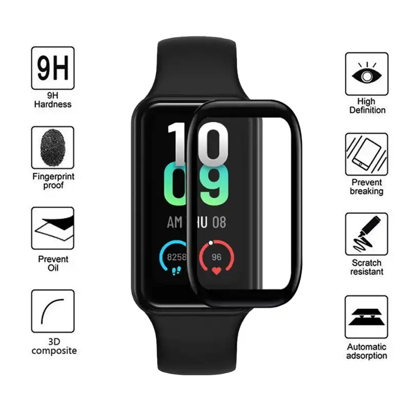 محافظ صفحه نمایش کروکودیل مدل C-PWM مناسب برای ساعت هوشمند امیزفیتBand 7 بسته 2 عددی