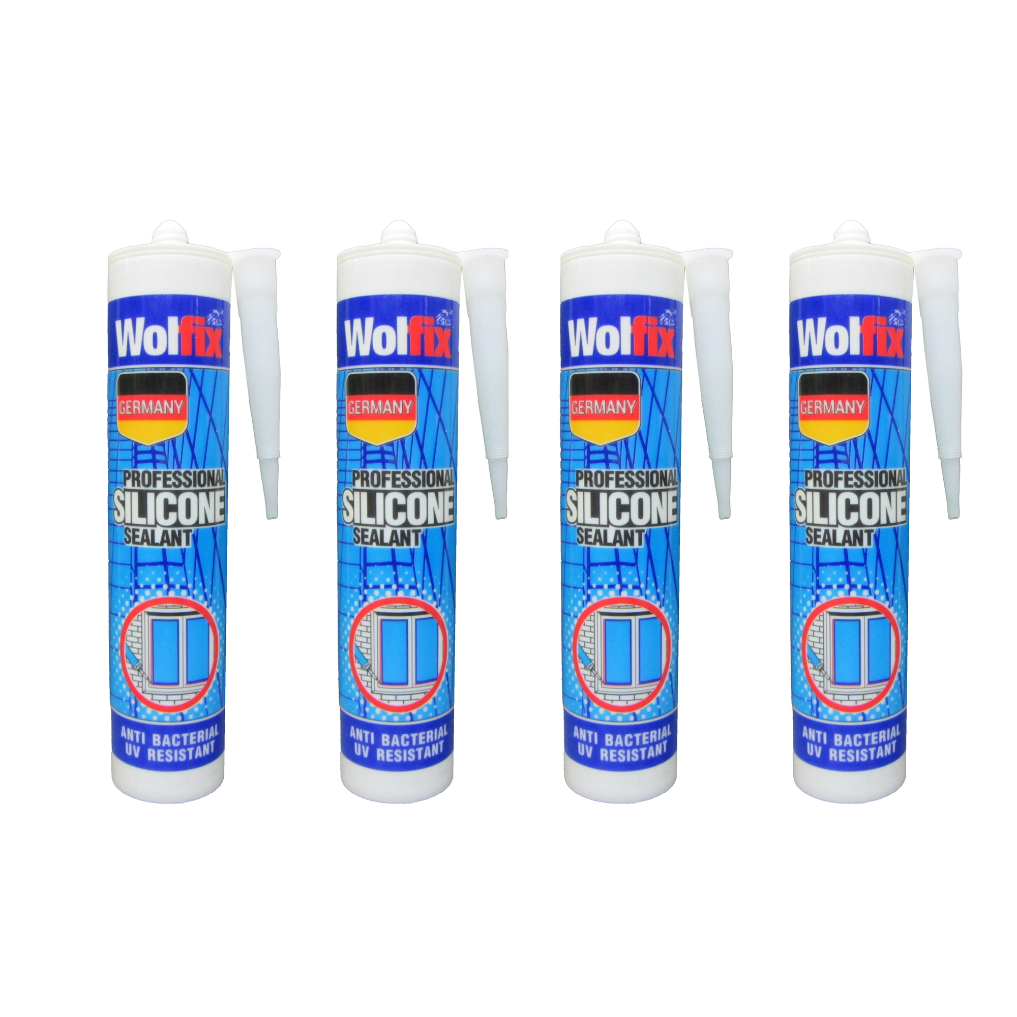 چسب آکواریوم ولفیکس کد ۰۱ بسته ۴ عددی