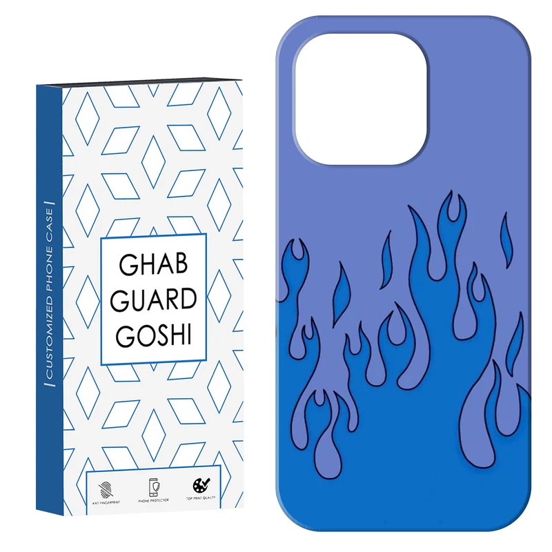 کاور قاب گارد گوشی طرح آتیش کد Dimo-838 مناسب برای گوشی موبایل اپل  IPHONE 14 PRO MAX   