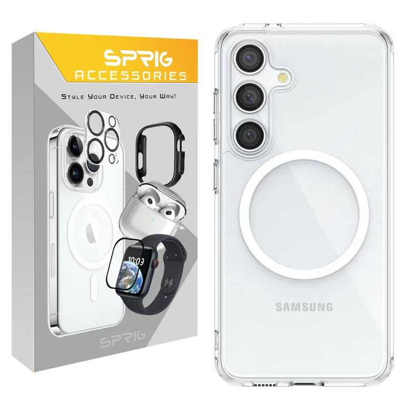 کاور اسپریگ مدل Clear Magsafe مناسب برای گوشی موبایل سامسونگ Galaxy S24 FE