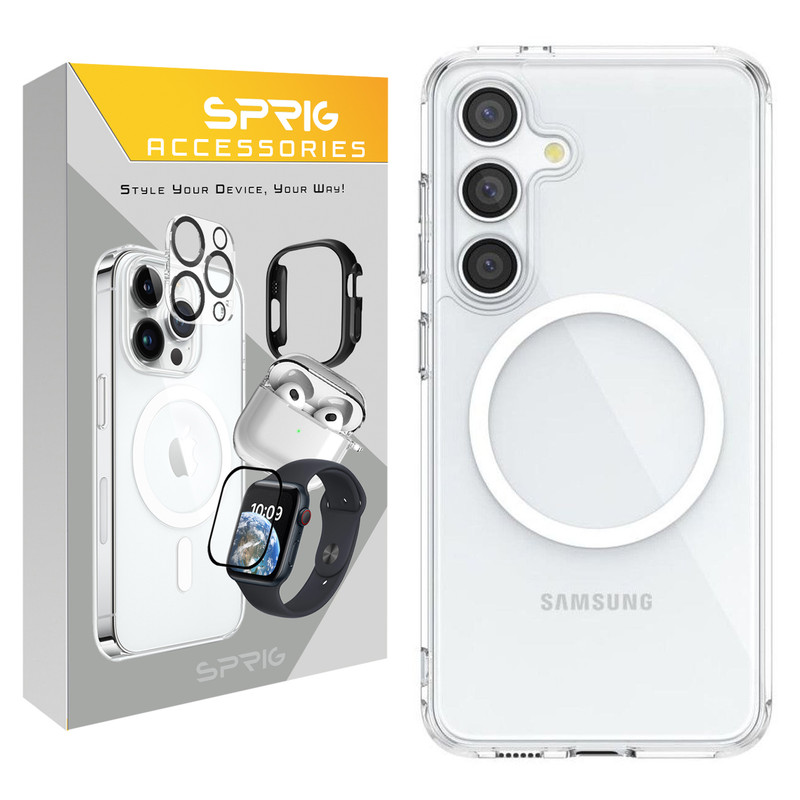 کاور اسپریگ مدل Clear Magsafe مناسب برای گوشی موبایل سامسونگ Galaxy S24 FE