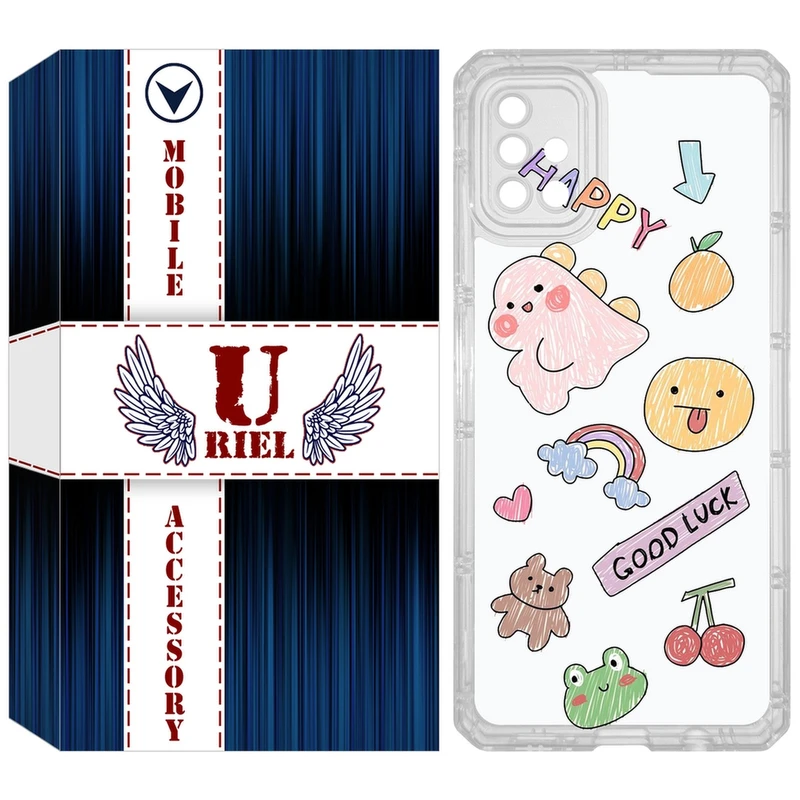 کاور یوریل مدل Clear کد 10 طرح نقاشی مناسب برای گوشی موبایل سامسونگ Galaxy A51
