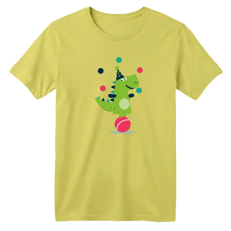 تی شرت آستین کوتاه بچگانه مدل دایناسور کد ۴