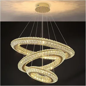 لوستر ام کی ای لایتینگ مدل کریستالی مدرن کد CR-3S