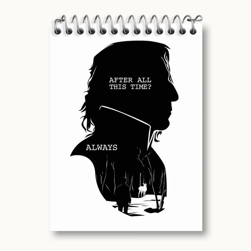 دفتر یادداشت 50 برگ خندالو مدل هری پاتر اسنیپ کد 24930