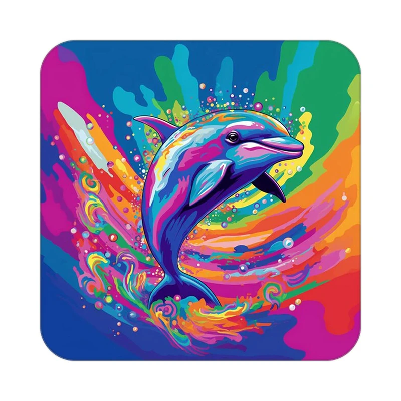 زیر لیوانی کاکتی طرح حیوانات رنگی مدل mp26145